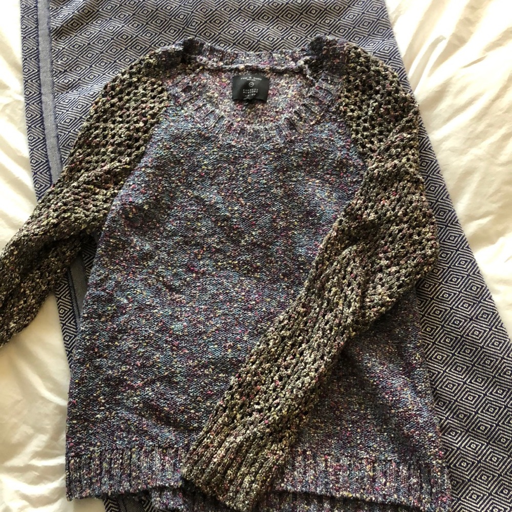 Cut out knit sweater